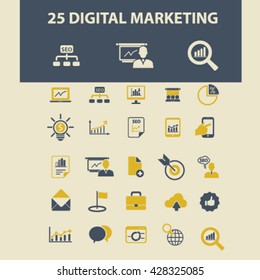iconos de marketing digital
