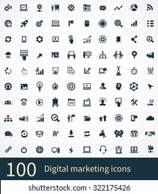 Digital Marketing Icons High Res Stock Images Shutterstock