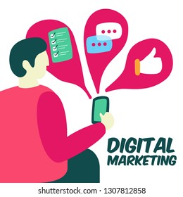 Digital Marketing Illustration