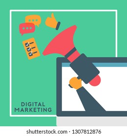 Digital Marketing Illustration