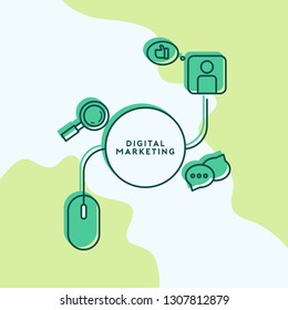Digital Marketing Illustration