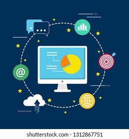 Digital Marketing Illustration