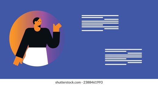 Digital Marketing illustrations. Business activities. Modern deep machine learning technology. Flat vector illustration	