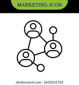 Digital Marketing Line Editable Icons set. Vector illustration in modern thin line style of online business related icons: advertisement, sales, content analysis, and more