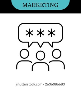 Digital Marketing Line Editable Icons set. Vector illustration in modern thin line style of advertisement related icons: online shop, content, streaming, and more