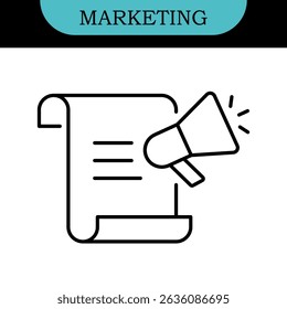 Digital Marketing Line Editable Icons set. Vector illustration in modern thin line style of advertisement related icons: online shop, content, streaming, and more