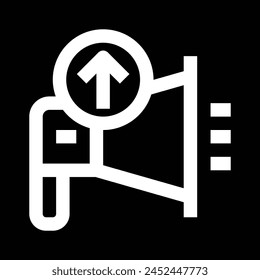 digital marketing megaphone icon design
