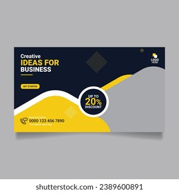 Digital Marketing Modern Social Media Ads Banner Template