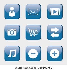 digital marketing over white background vector illustration