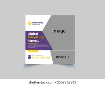 digital marketing post banner, digital marketing social media post banner. business marketing post banner. digital marketing banner. 