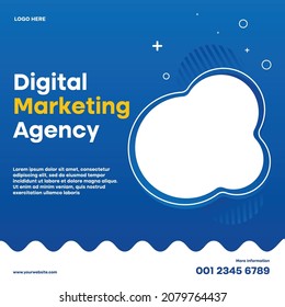 Plantilla de concepto de publicación de marketing digital