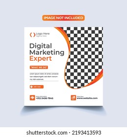 Vorlagendesign für digitale Marketingpost