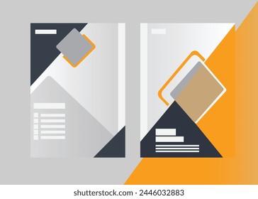 Digital marketing post template. Yellow and green color. Flyer design.