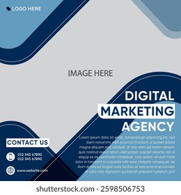 Digital Marketing Poster Design Vector