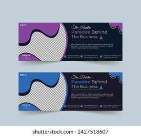digital marketing real estate house property facebook cover page banner template
