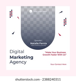 Digital Marketing Simple Design Concept
