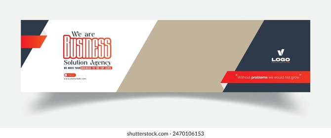 digital marketing social cover page design, business web banner design