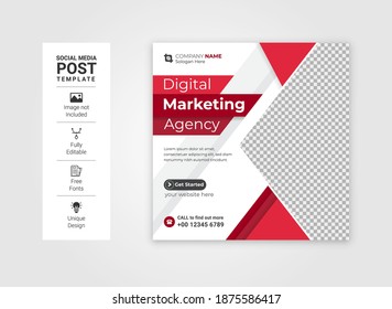 Digital Marketing Social Media Banner Template

