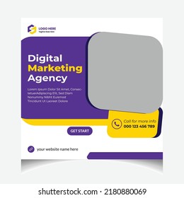 Digital marketing social media cover design