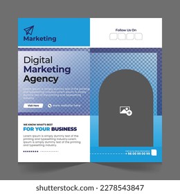 Digital Marketing social media cover and banner design template