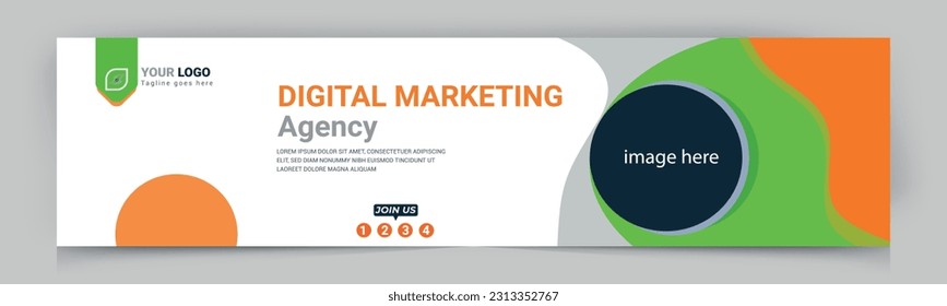 digital marketing social media cover banner web banner template design.
corporate business ads for social media cover. 