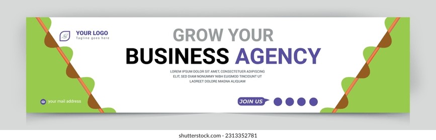 digital marketing social media cover banner web banner template design.
corporate business ads for social media cover. 