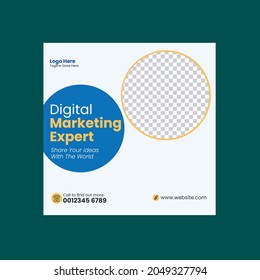 Digital marketing social media design