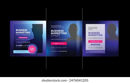 digital marketing social media design, social media post design, web banner design for marketing purposes