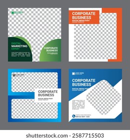 digital marketing social media graphics template collections