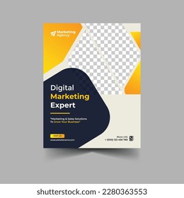 Digital marketing social media and instagram post template banner