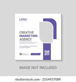 Digital marketing social media and Instagram post banner template