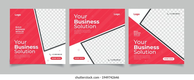 Digital Marketing Social Media Post Template, Digital marketing agency, Square Flyer Template, Editable web Banner Post Template.