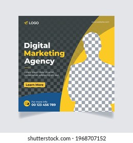Digital Marketing Social Media Post Template