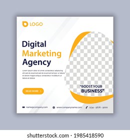 digital marketing social media post, business marketing flyer design