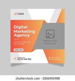 Digital Marketing Social Media Post Template