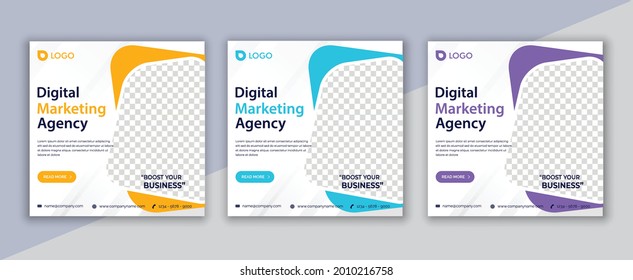 digital marketing social media post, business marketing flyer design	