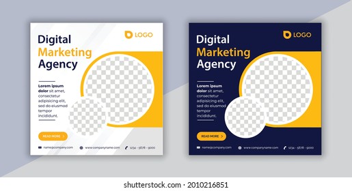 digital marketing social media post, business marketing flyer design	