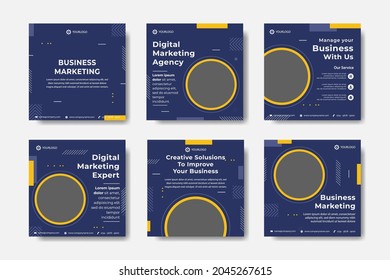 digital marketing social media post, business marketing flyer design	
