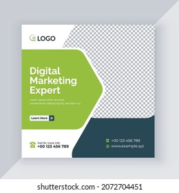 Digital Marketing Social Media Post Template