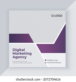 Digital Marketing Social Media Post Template