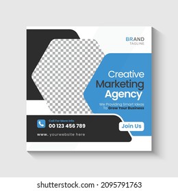 Digital Marketing Social Media Post and Banner Design - Corporate Business Social Media Banner