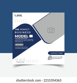 Digital marketing social media post template