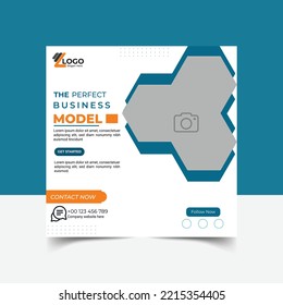 Digital marketing social media post template