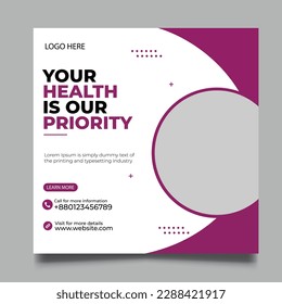 Digital Marketing Social Media Post Banner Design Template