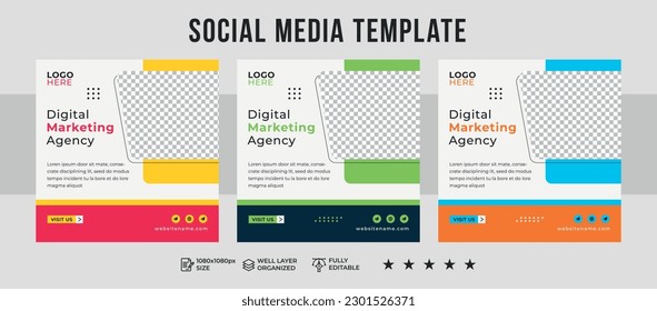 Digital Marketing Social Media Post design