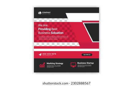 Digital marketing social media post design. Social media post banner design. webinar template design. 