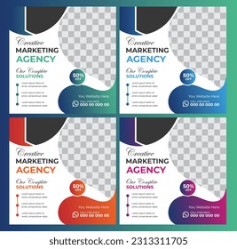 Digital Marketing Social Media Post design template