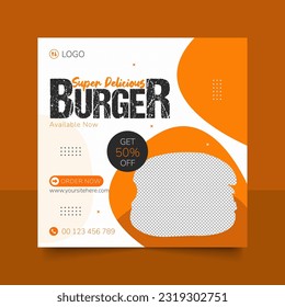 Digital Marketing Social Media Post Template, Digital marketing agency, Square Flyer Template, Digital Business Marketing Social