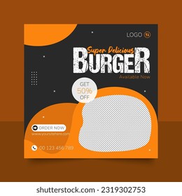 Digital Marketing Social Media Post Template, Digital marketing agency, Square Flyer Template, Digital Business Marketing Social