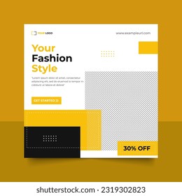 Digital Marketing Social Media Post Template, Digital marketing agency, Square Flyer Template, Digital Business Marketing Social